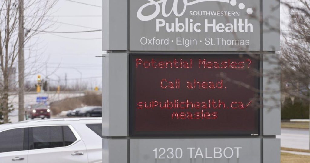 Health authority issues warning as measles circulates in northeastern B.C. community