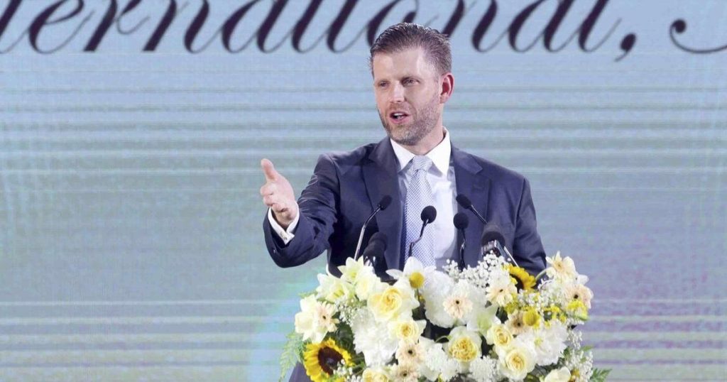 Trump family announces another venture, a mobile phone company