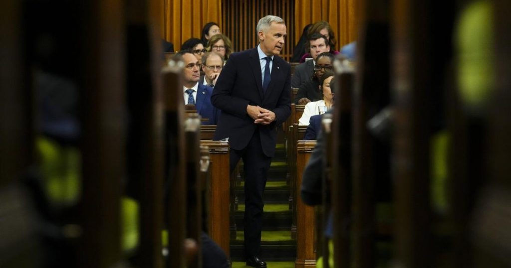 May calls Carney’s decision to limit debate on major projects bill a ‘new low’