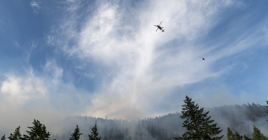 Weekend rain, cooler conditions allow crews to make progress on B.C. wildfires