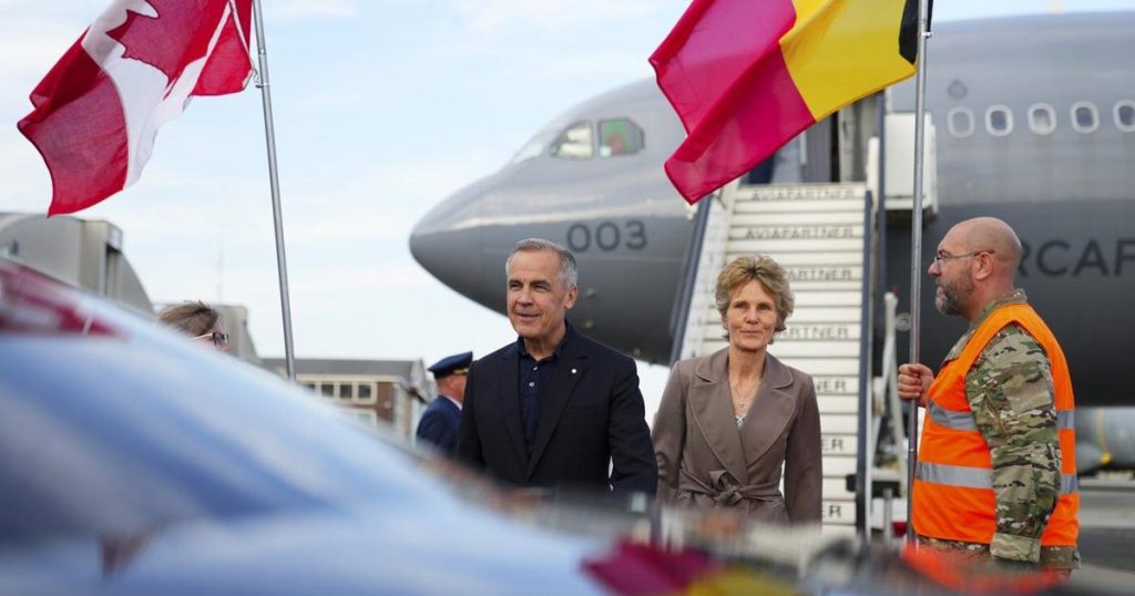 Prime Minister Carney in Brussels for EU-Canada summit