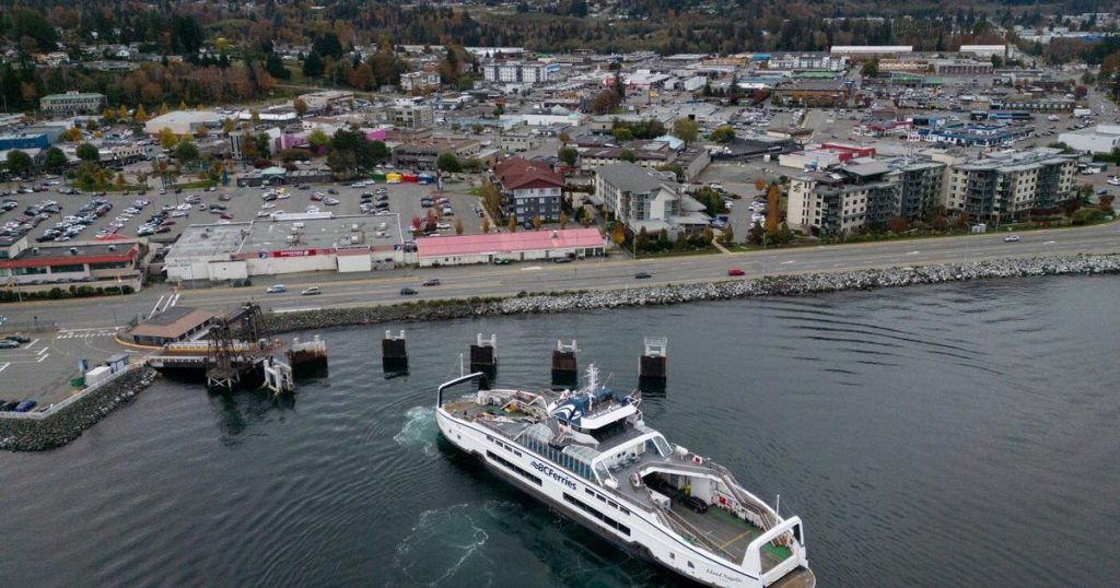 Federal bank loaning B for BC Ferries to buy Chinese-made ships