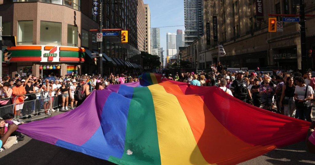 Rainbows deck Toronto streets for Pride parade amid fears for 2026 cash crunch