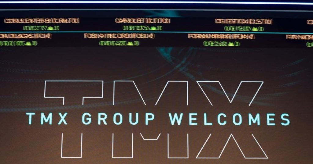 S&P/TSX composite down amid fresh inflation data in Canada and the U.S.