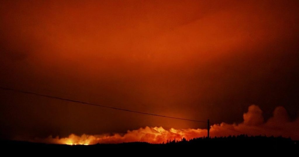 Volunteer firefighters missing work to battle roaring wildfire in rural Newfoundland