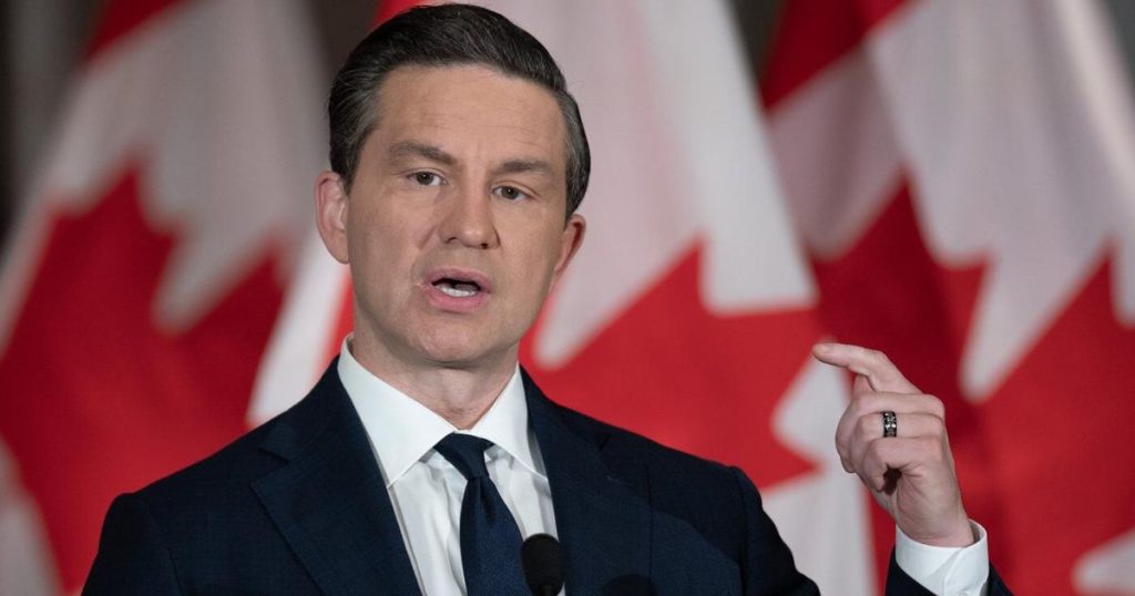 Poilievre calls for law to block long ballot protests ahead of Alberta byelection