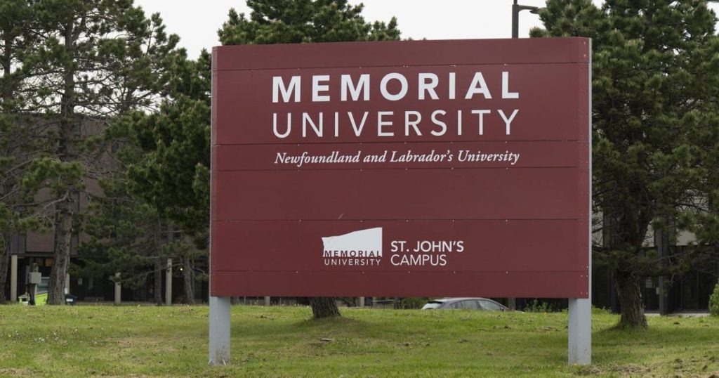 Memorial University in N.L. axing 20 jobs as it tries to cut spending by  million