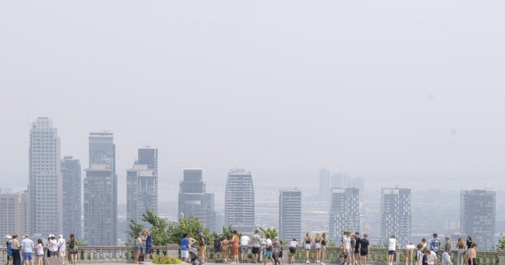 Montreal air quality among worst in the world due to wildfires in Prairies