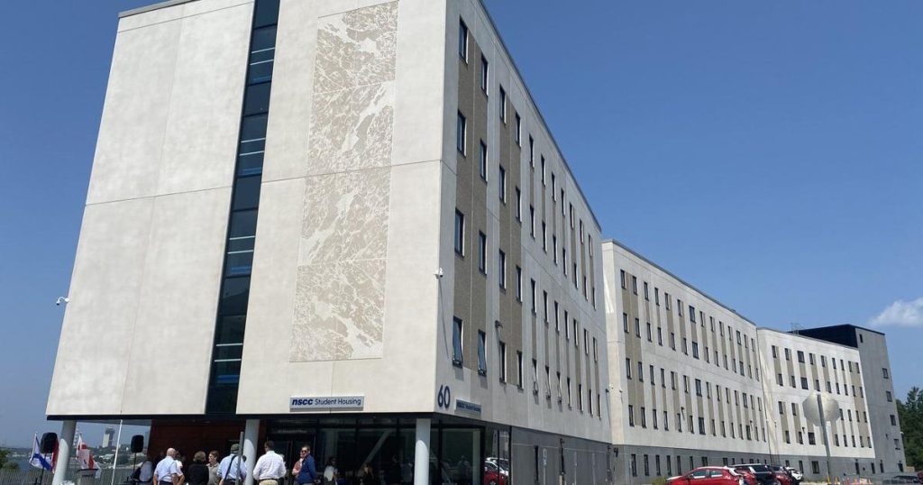 Nova Scotia Community College opens new 200-bed student residence in Dartmouth