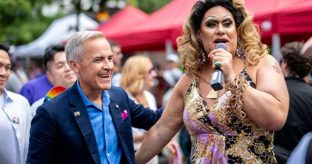 Prime Minister Mark Carney attends Vancouver Pride parade after meeting with premier