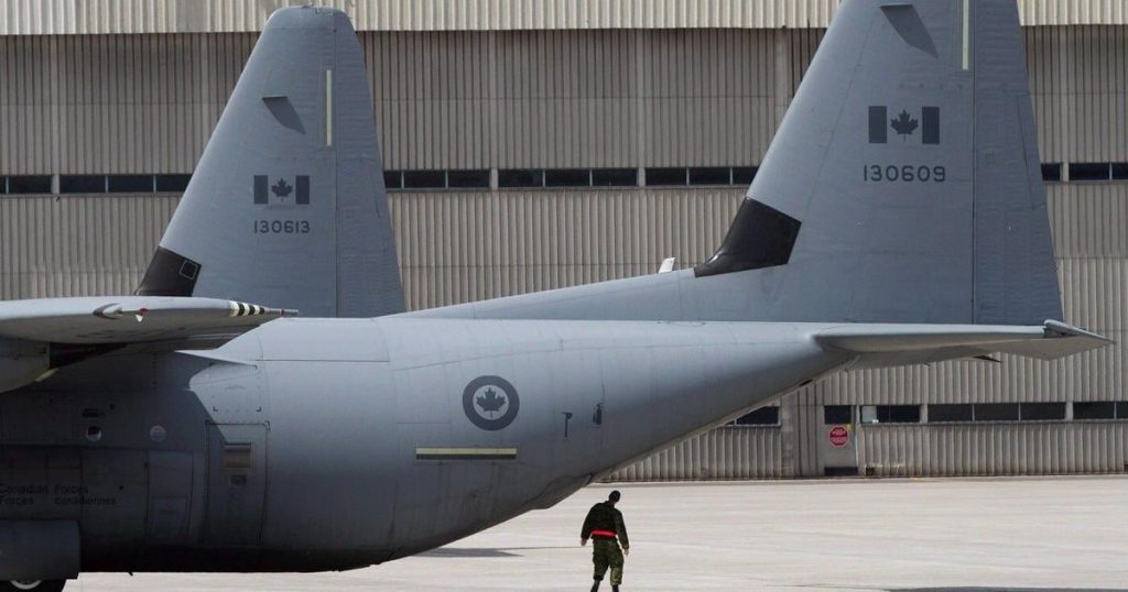 Canadian Armed Forces airdrop aid to Palestinians in Gaza