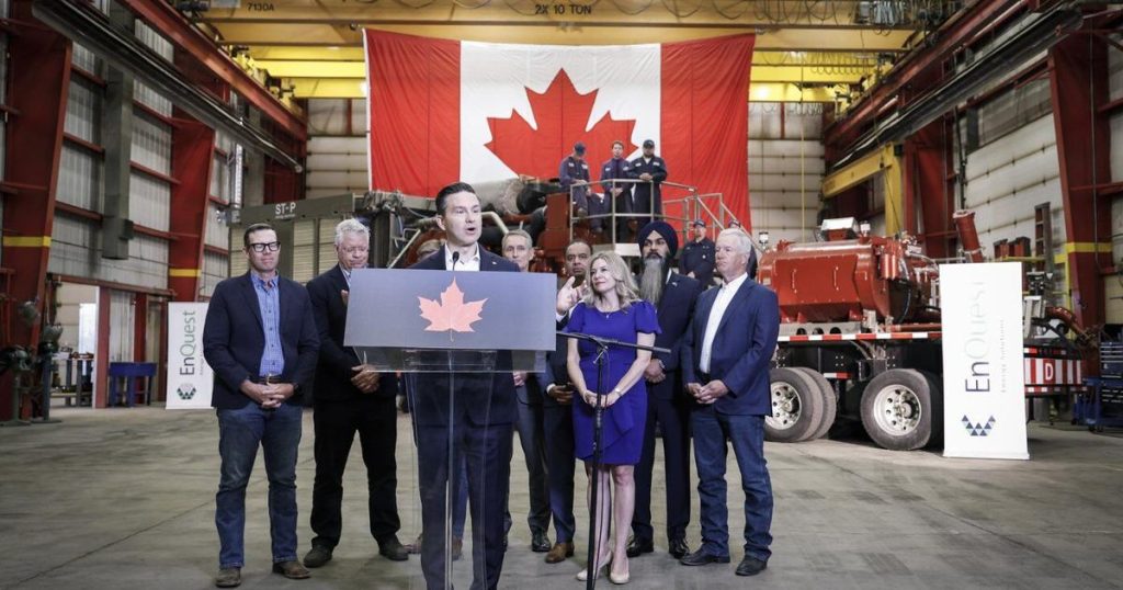 Poilievre says of B.C. Premier Eby that ‘one man can’t block’ pipeline proposal