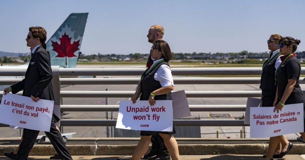Air Canada to begin cancelling flights ahead of possible work stoppage on Saturday