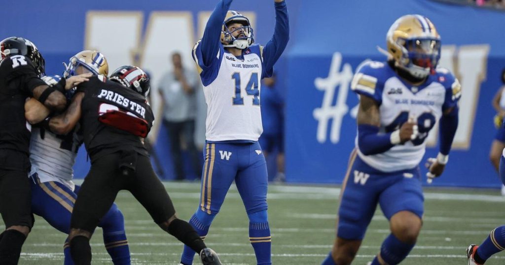Castillo’s game-winning field goal lifts Bombers after late surge from Redblacks