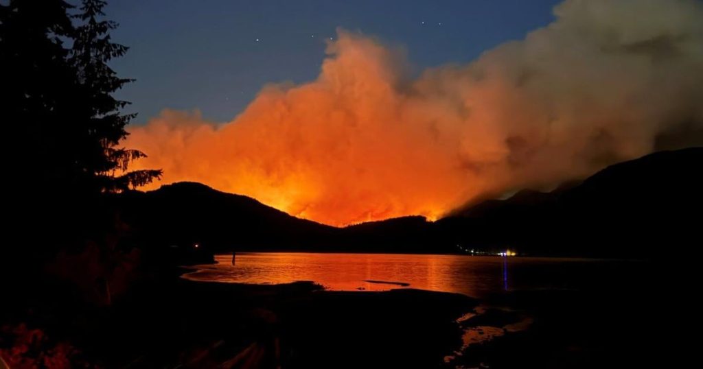 Significant amount of rainfall slows the spread of wildfires on Vancouver Island