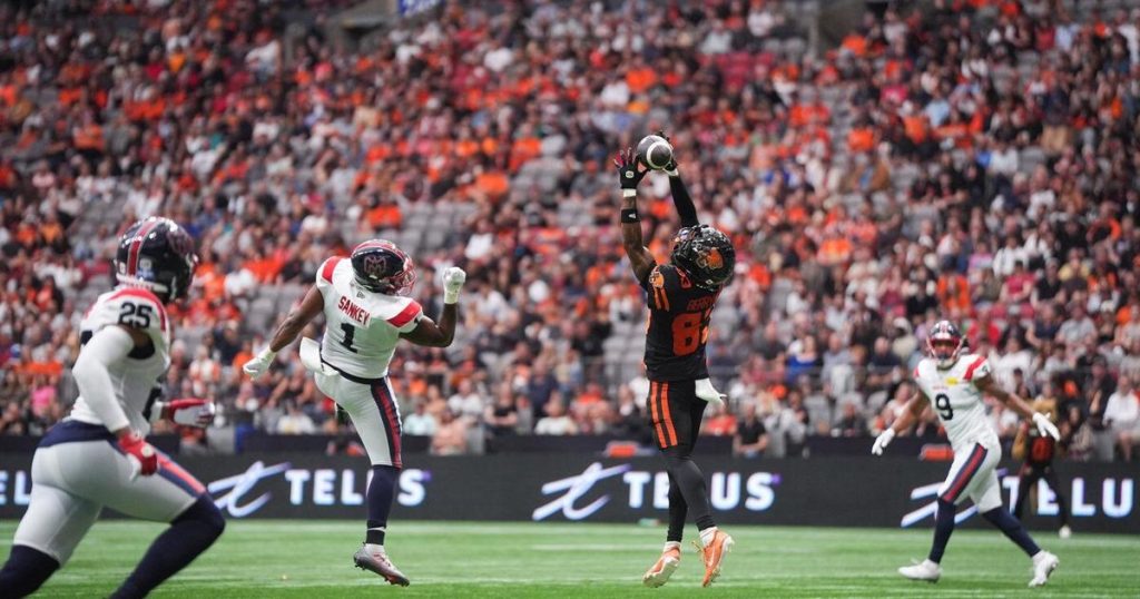 Montreal Alouettes lose another quarterback in lopsided 36-18 loss to B.C. Lions