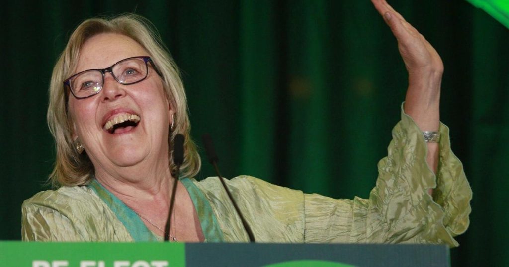 Elizabeth May won’t lead Green Party in next federal election