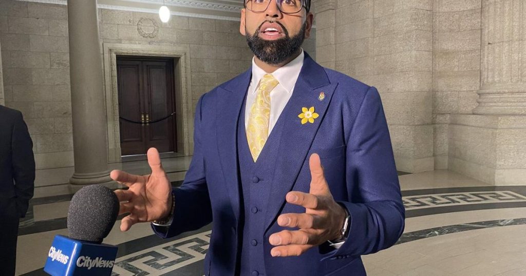 Manitoba’s premier’s social media post violates election law, Manitoba Tories allege