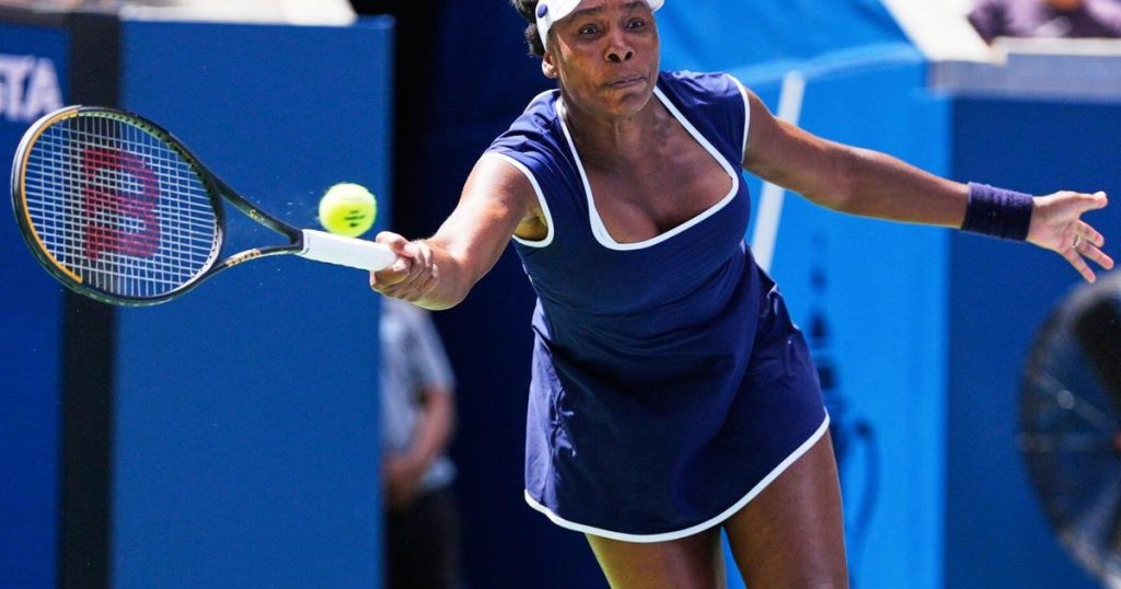 Venus Williams loses in 3 sets at the US Open in her 1st Grand Slam match in 2 years