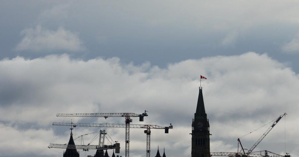 Federal government posts .3 billion deficit from April to June