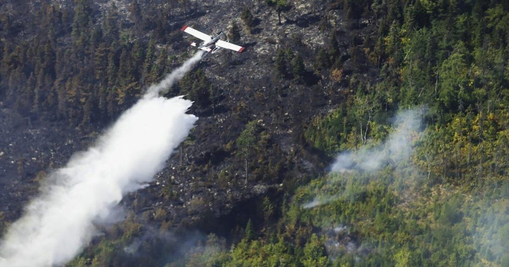 Nova Scotia officials ask people not to use drones around crew fighting wildfires