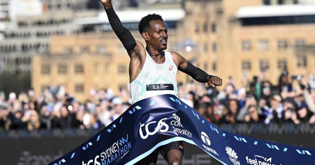 Kiros and Hassan smash records at Sydney Marathon