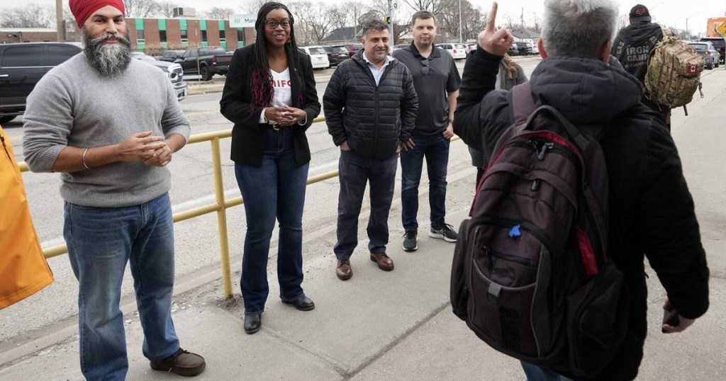 Labour vote splitting as Canada’s political parties battle for workers’ support