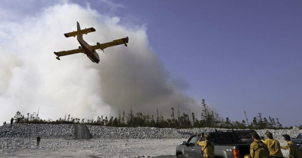 Firefighters making progress against largest wildfire in western Nova Scotia