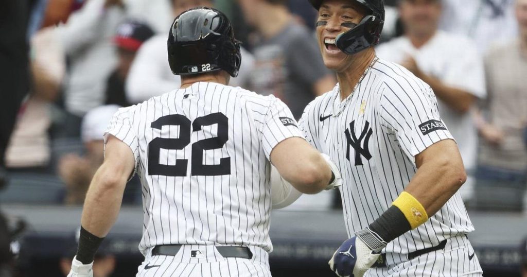 Judge makes diving catch as Yankees win 4-3, close within 2 games of AL East-leading Blue Jays