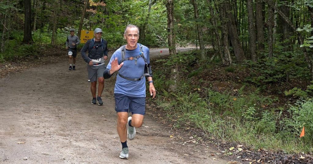 Carney surprises many with appearance at long-distance trail race