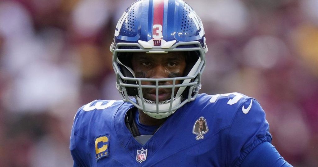 Russell Wilson will remain the Giants’ starting QB going into Week 2