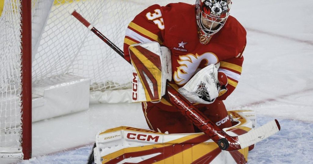 Flames sign goalie Dustin Wolf to seven-year, US.5-million contract extension