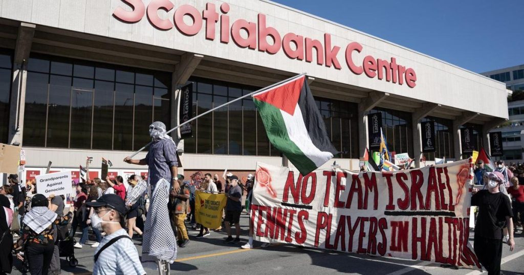 Canada wins Davis Cup tie with Israel in empty Halifax stadium, protests continue