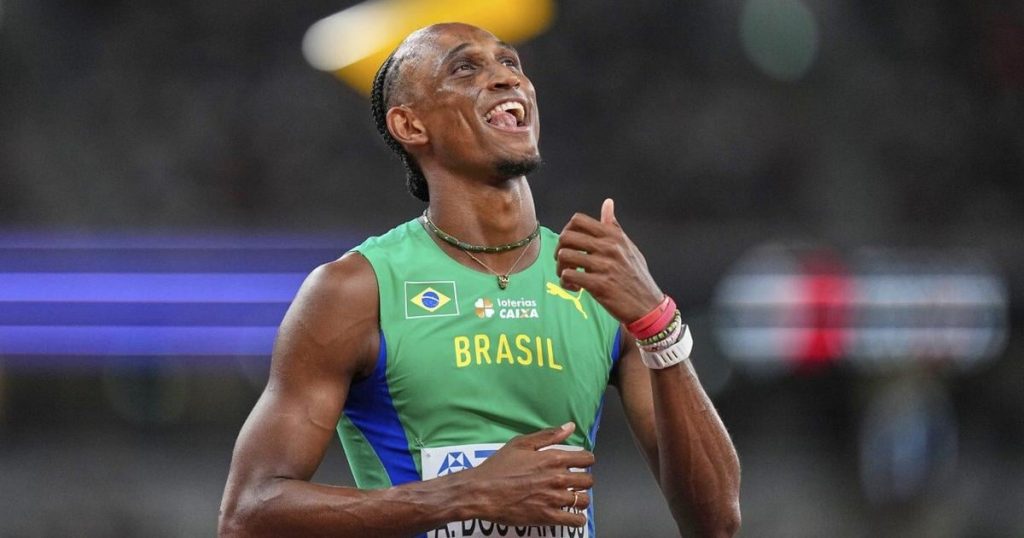 A burn victim as a child, Brazilian hurdler dos Santos explains how track helped save his life