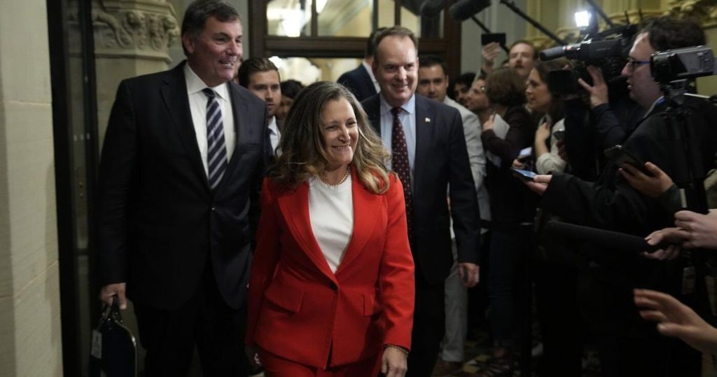 LeBlanc, MacKinnon take over for Freeland as she leaves Carney’s cabinet