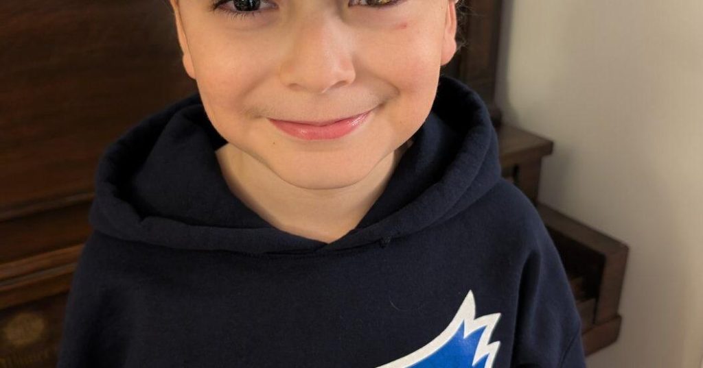 Eight-year-old shows his love for the Blue Jays with custom prosthetic eye