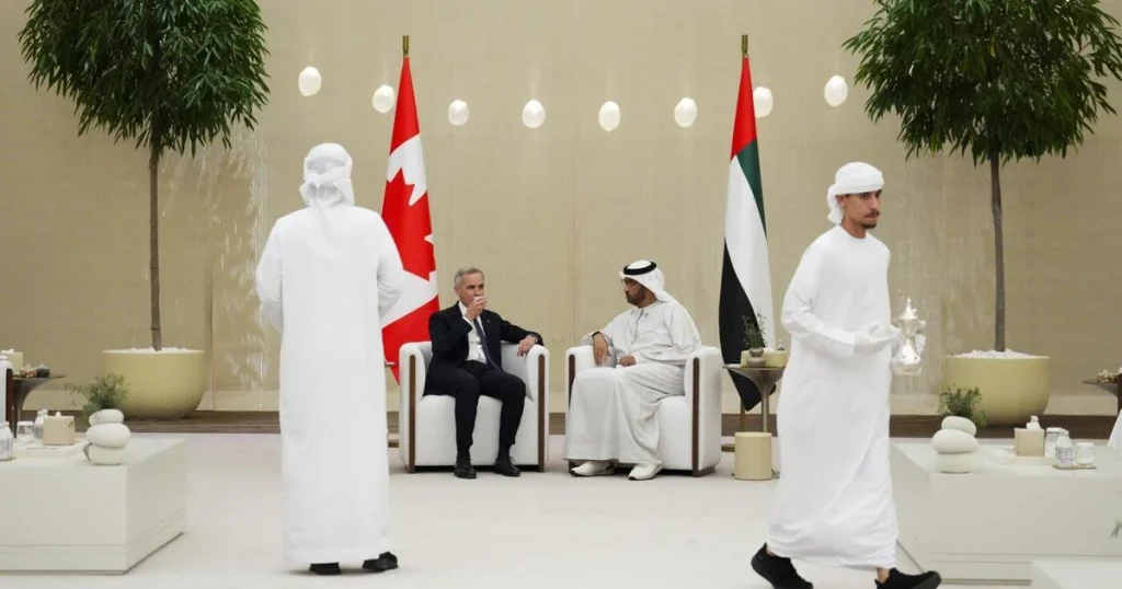 Carney signs UAE investment pact, launches trade talks during Abu Dhabi visit