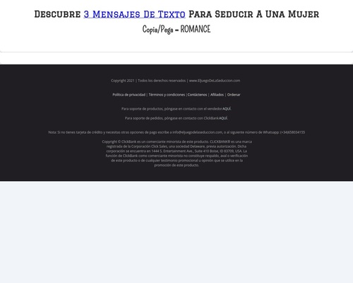 900 Seductive Texts ™ | Male offer – 75% – 11 Upsells