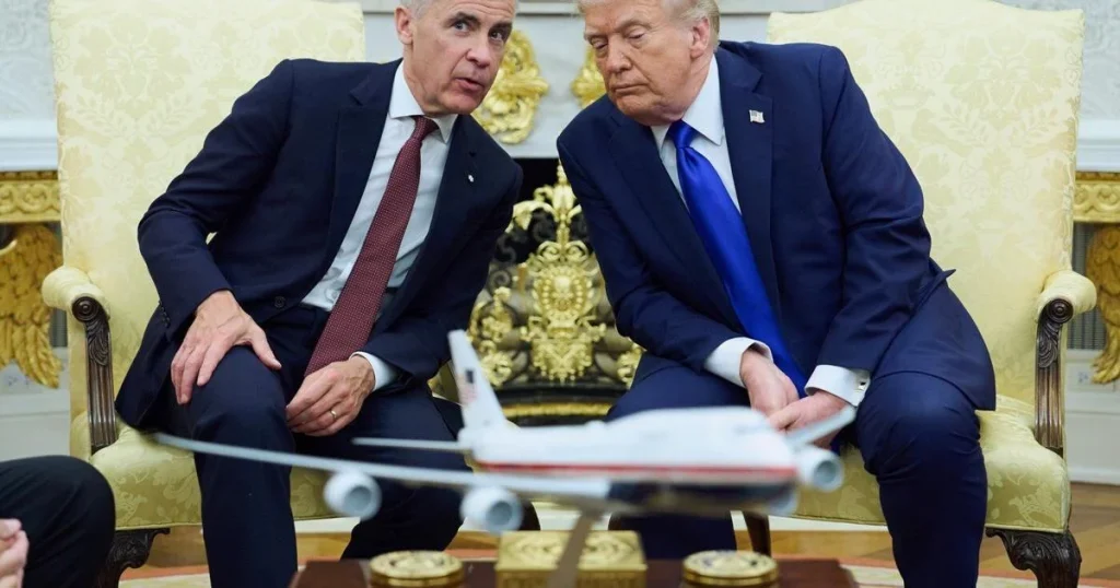 Carney, Trump and Sheinbaum talk trade at 2026 World Cup draw in Washington D.C.