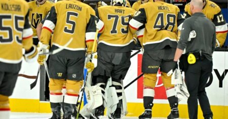Golden Knights goalie Carter Hart is out week to week with a lower-body injury Golden Knights goalie Carter Hart is out week to week with a lower-body injury