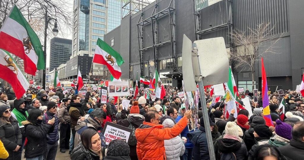Canadians join global protests in solidarity with Iranian uprising