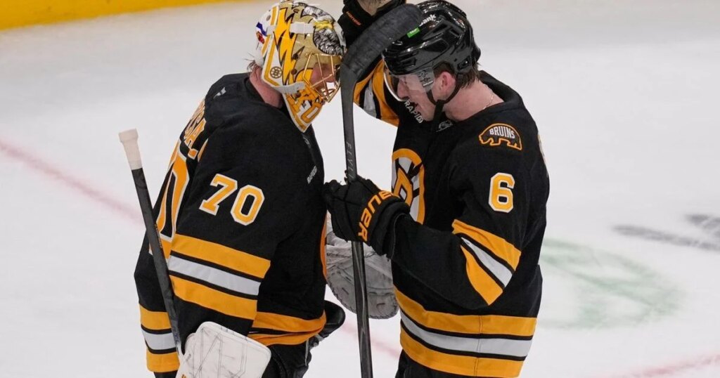 NHL roundup: Zacha, Khusnutdinov net hat tricks to lead Bruins to 10-2 win over Rangers