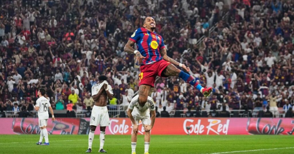 Barcelona beats Real Madrid again to win Spanish Super Cup final in Saudi Arabia