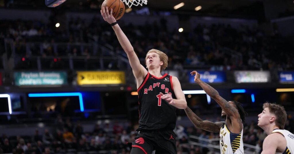 Raptors forward Gradey Dick trying to improve his shooting with better defence