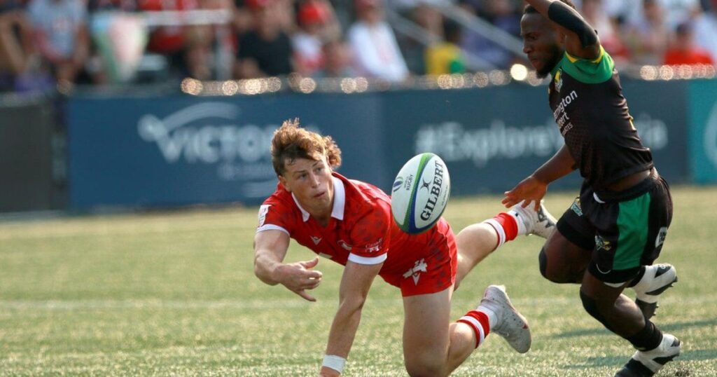 Canadian men win two of three, top Pool B at Dubai rugby sevens tournament
