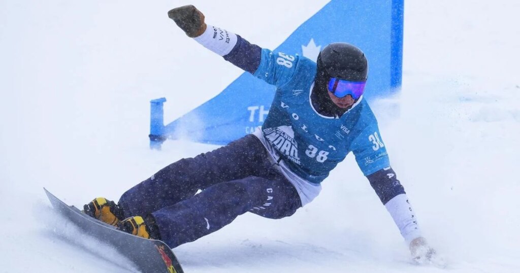 Canadian snowboarder Arnaud Gaudet races to silver for first World Cup medal