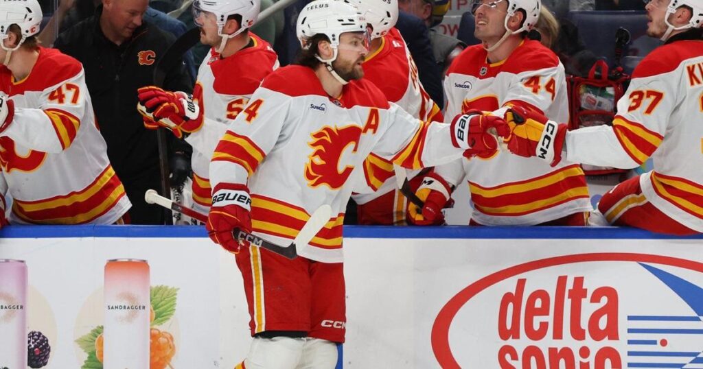 Flames trade defenceman Andersson to Golden Knights for Whitecloud, draft picks