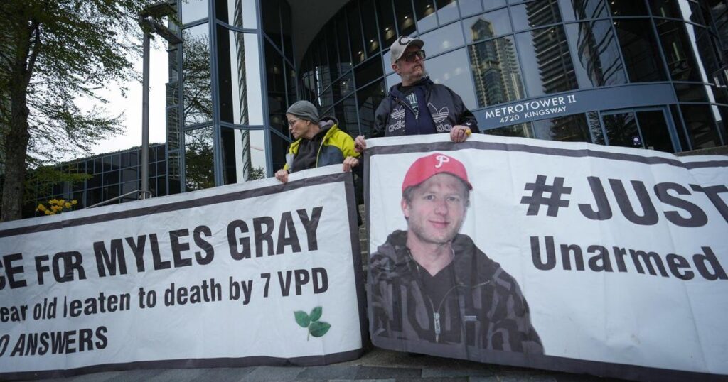 Mother of Myles Gray tells of ‘screaming and screaming’ after police-beating death