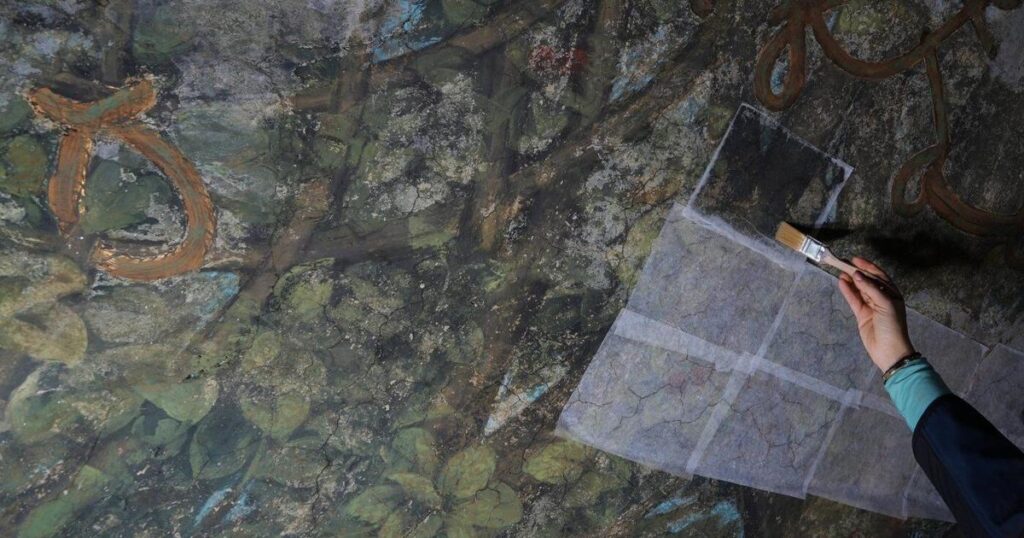 Olympic visitors to Milan get a rare chance to glimpse restoration of a long-hidden Leonardo gem