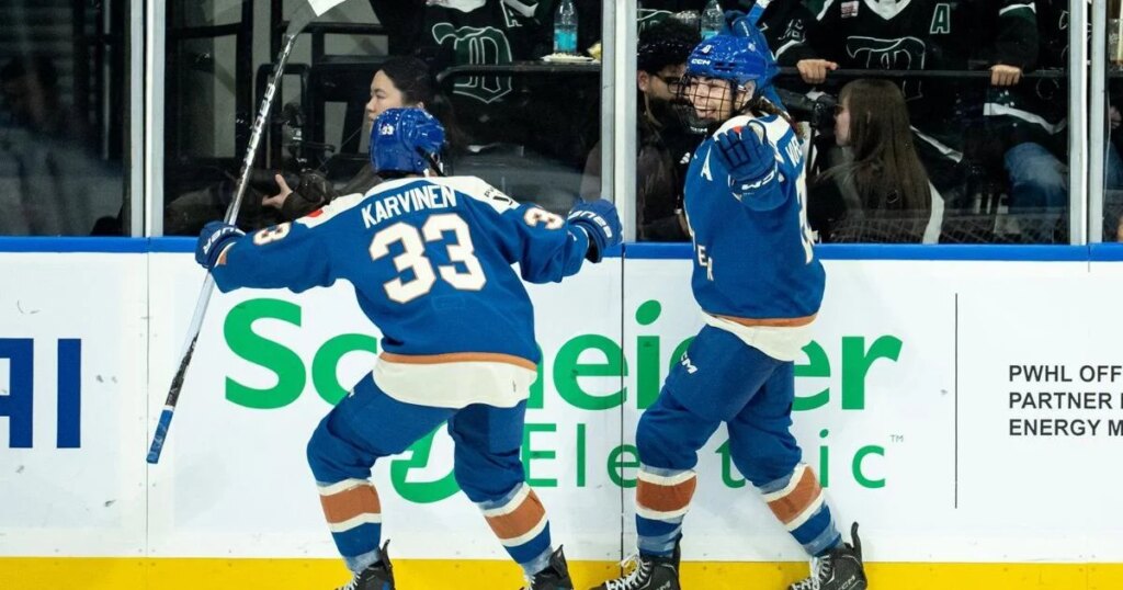 Nurse’s two-goal effort leads Goldeneyes in 5-0 thumping of Sceptres